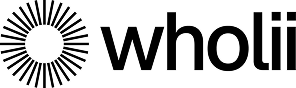 Wholii logo black